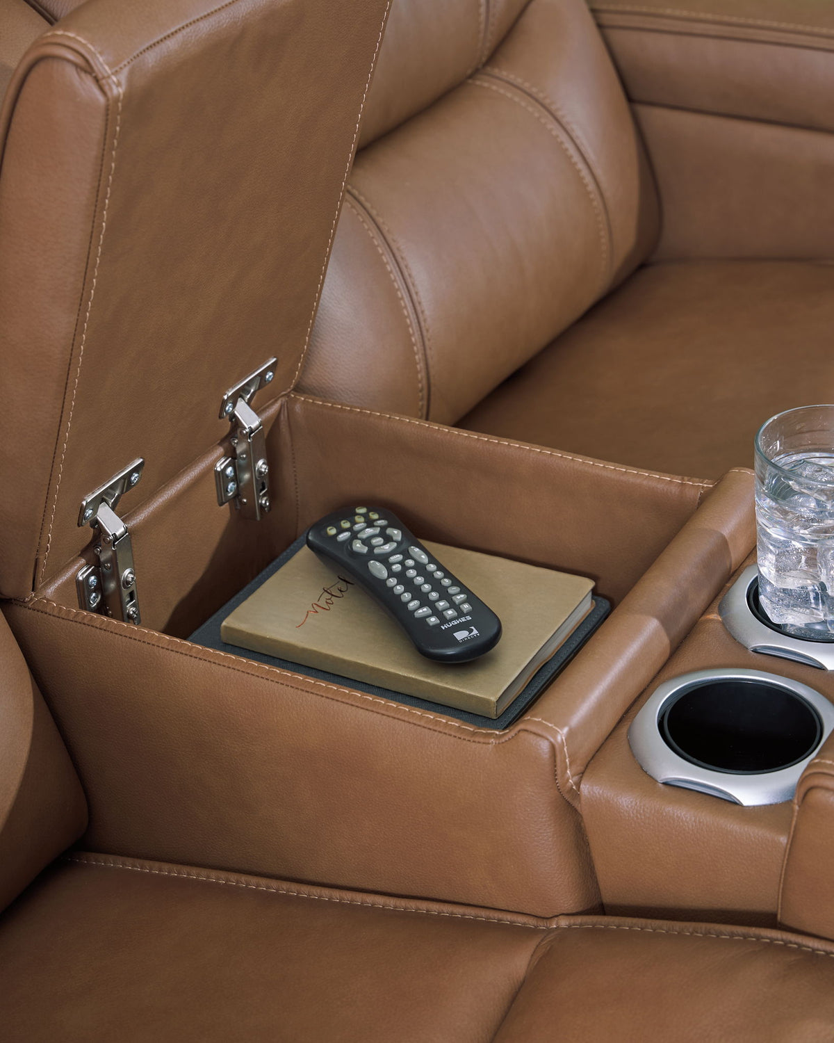 Knightington - Power Reclining Loveseat With Audio Seating