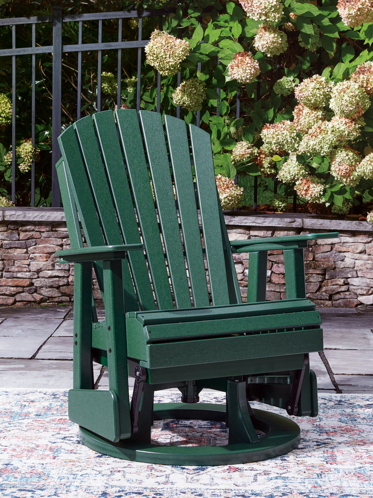 Shell Beach - Swivel Glider Chair - Green