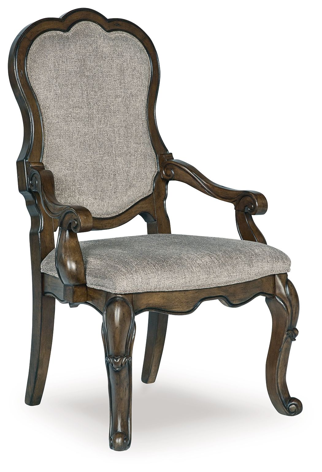 Maylee - 9 Pc. - Dining Extension Table, 4 Side Chairs, 2 Arm Chairs, Storage Bench, Buffet And Hutch - Dark Brown