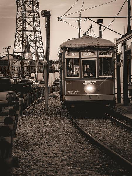 New Orleans Street Car By Jd Studios (Small) - Dark Gray
