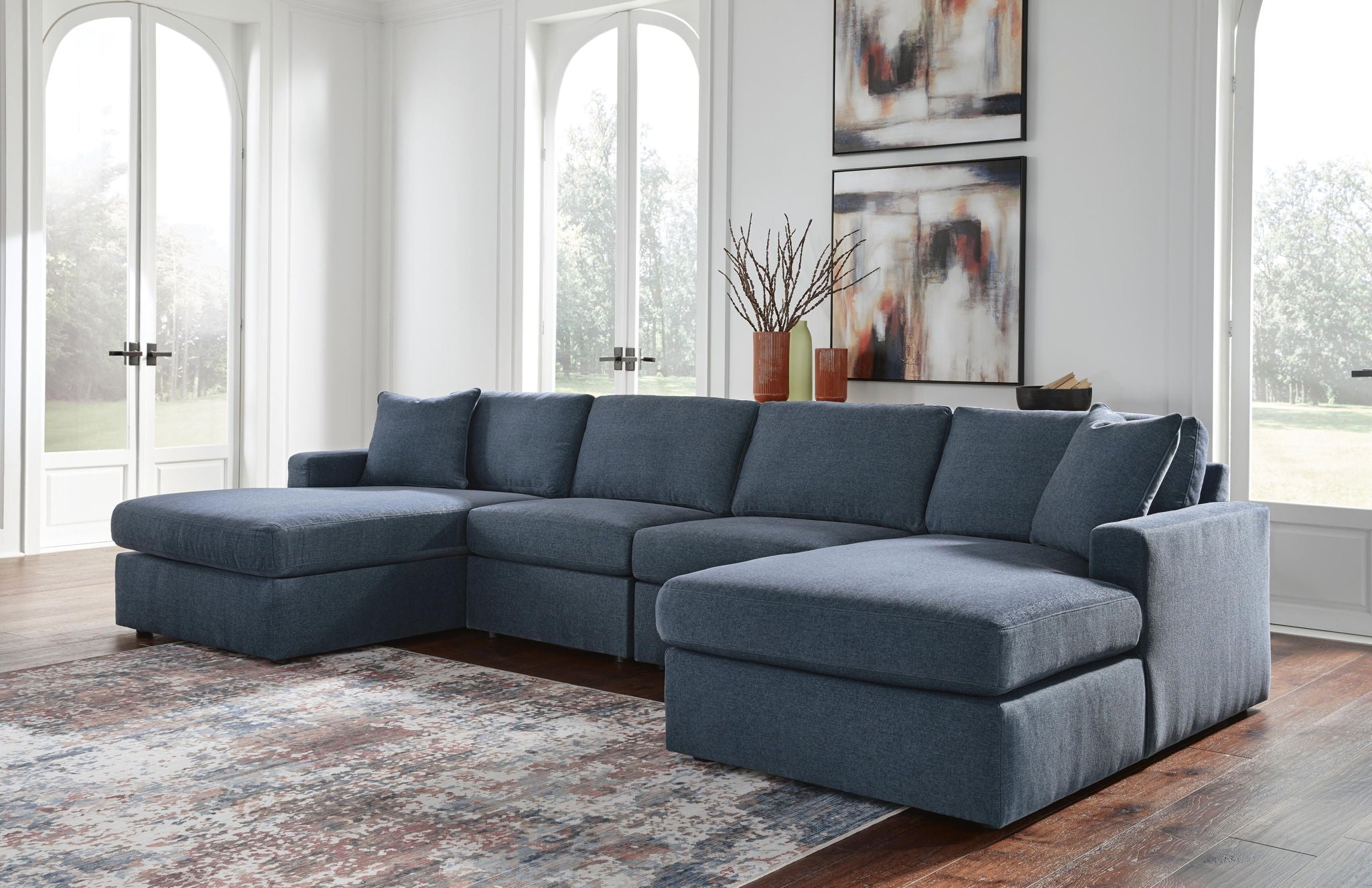 Modmax - U-Shaped Sectional - Ink