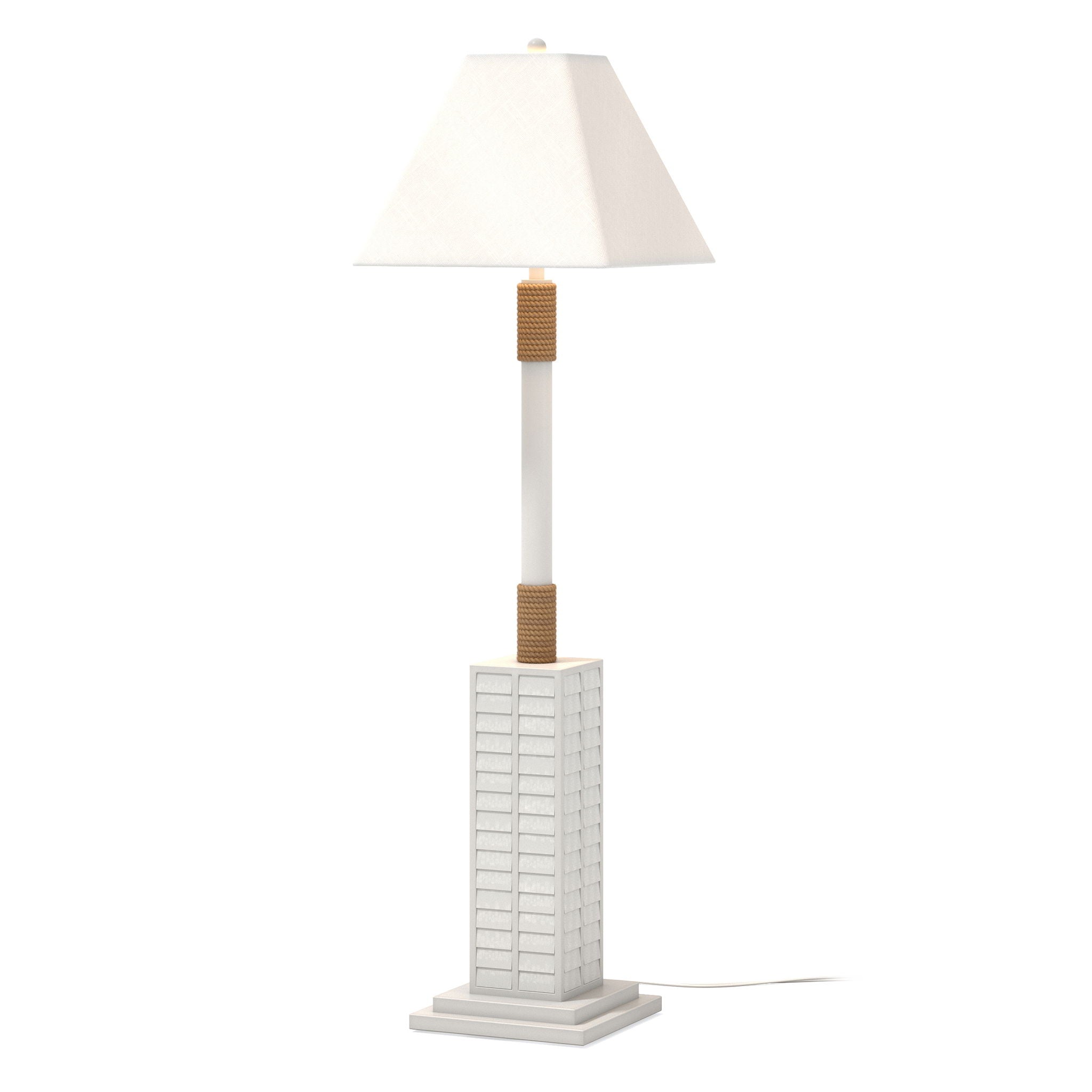Shutter - Polyresin Coastal Floor Lamp
