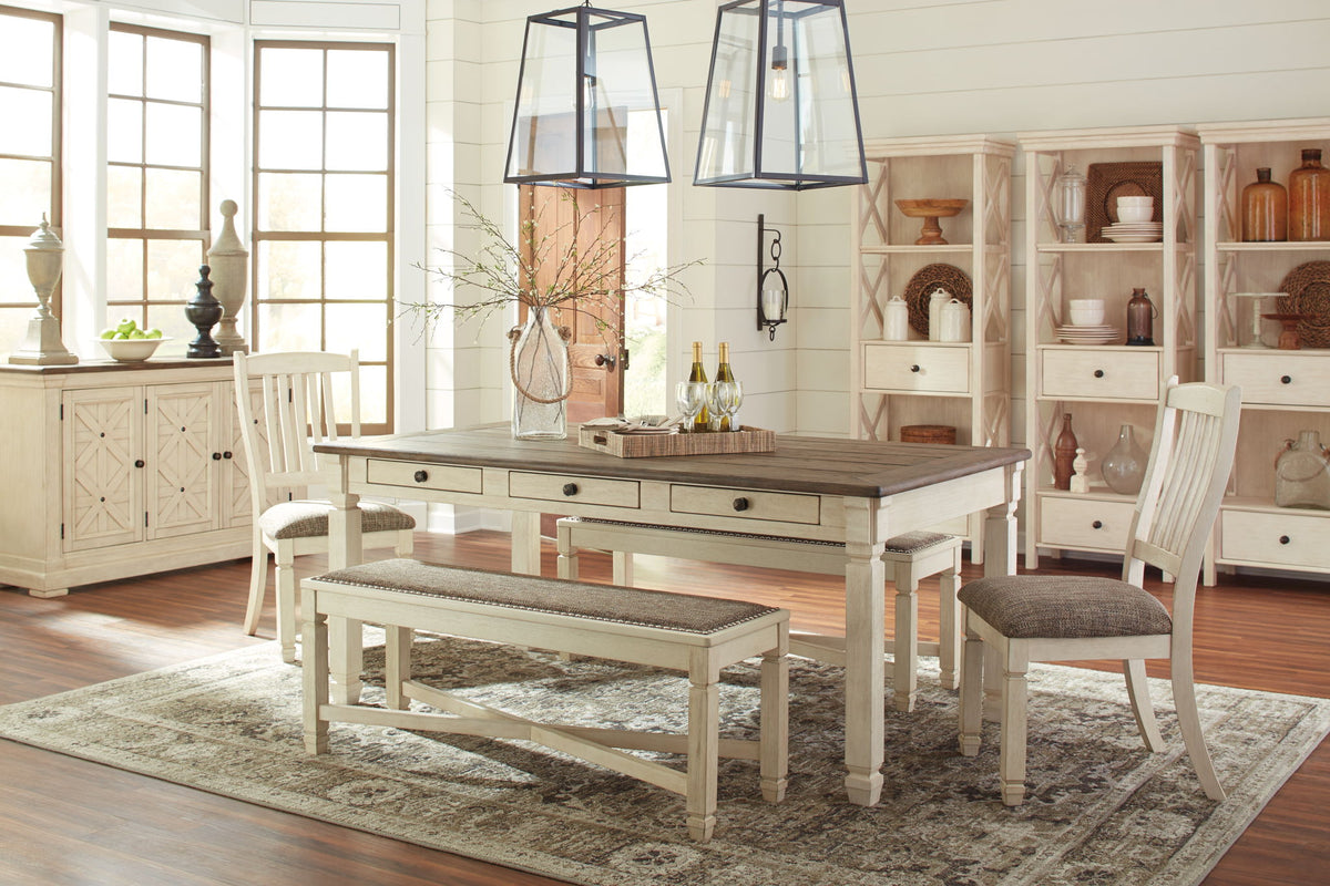 Bolanburg - Large UPH Dining Room Bench - Beige