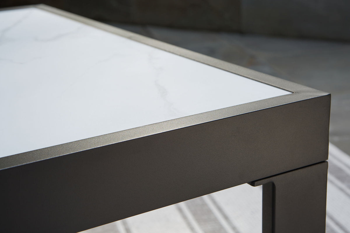 Beachloft - Square Cocktail Table - Black / Gray