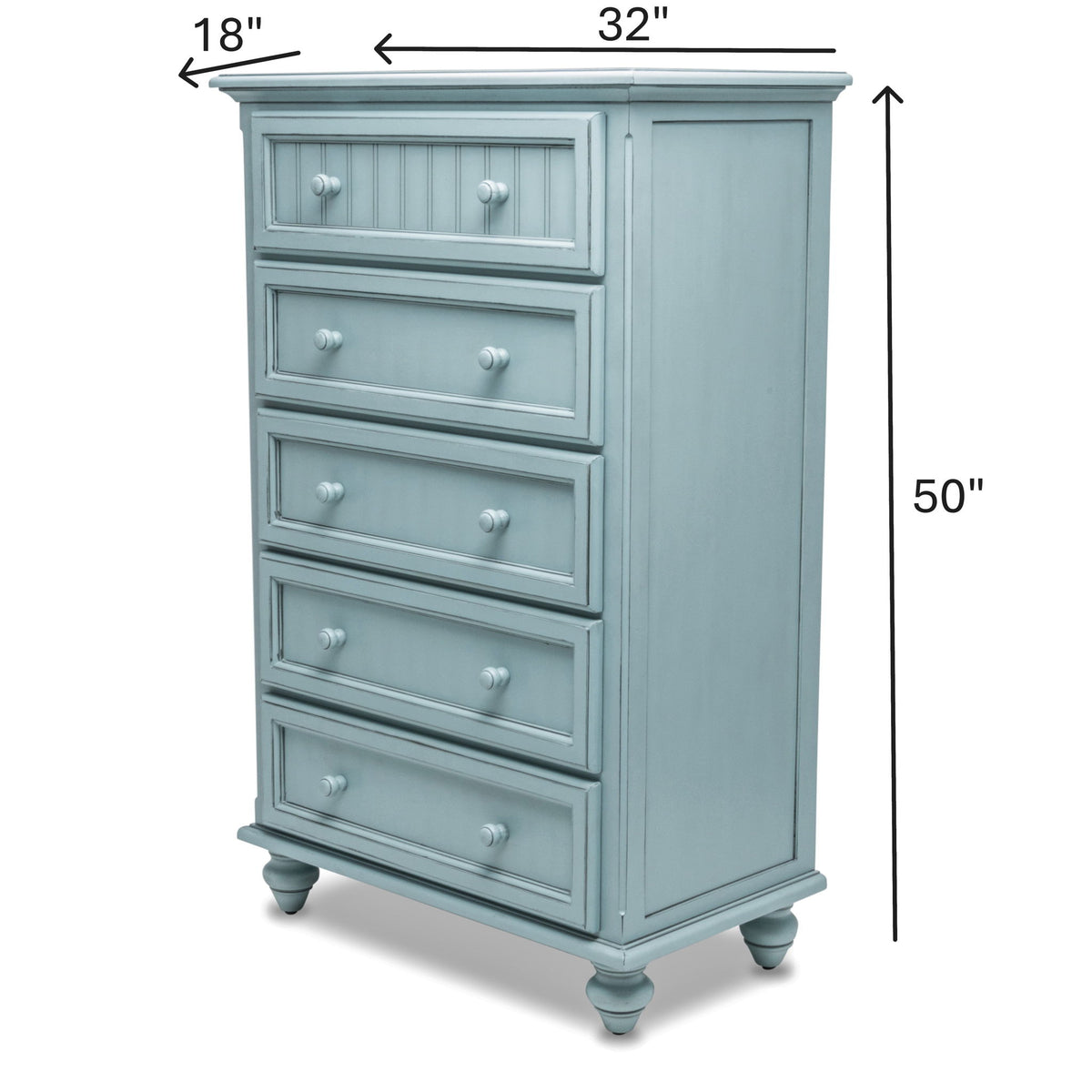 Monaco - 5 Drawer Chest