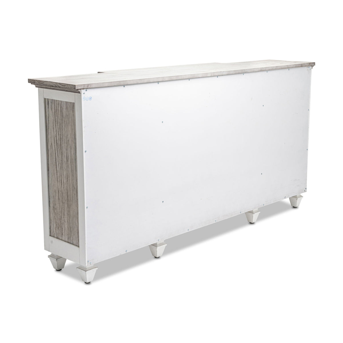 Islamorada - 4-Door Credenza - Dapple Gray / Blanc