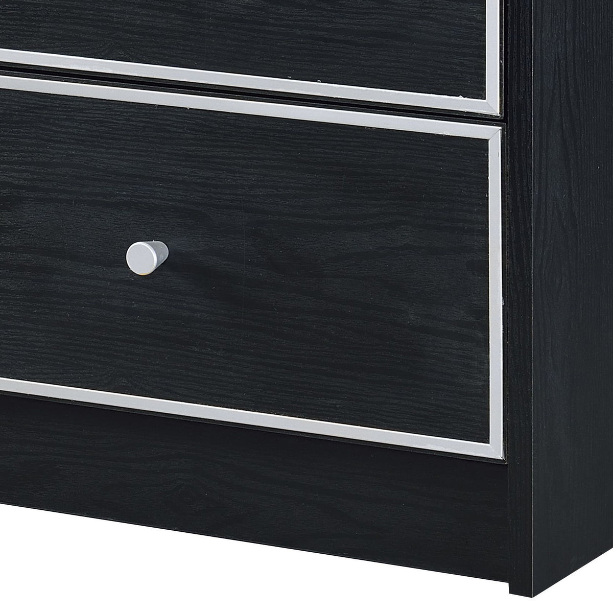 Jabir - Accent Table - Black / Silver