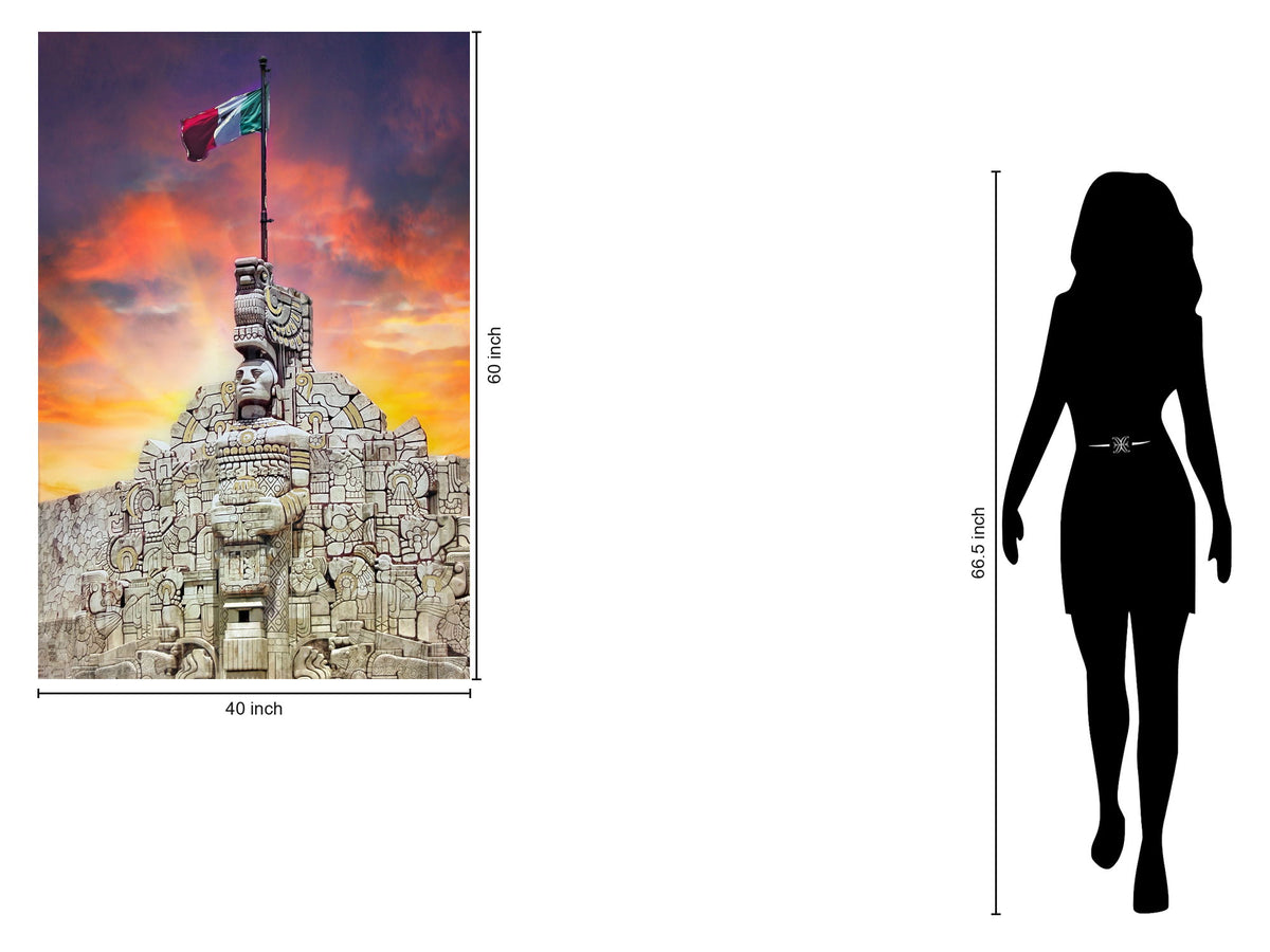 Tempered Glass With Foil - Mexican Pride - Yellow