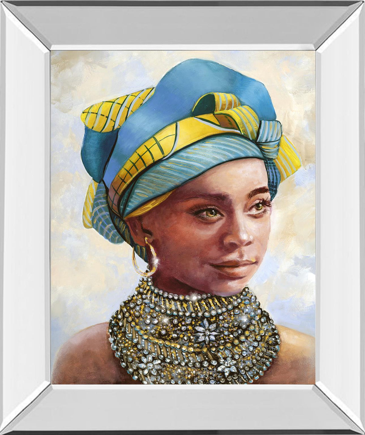 Soulful Beauty I By Donna Brooks - Light Blue