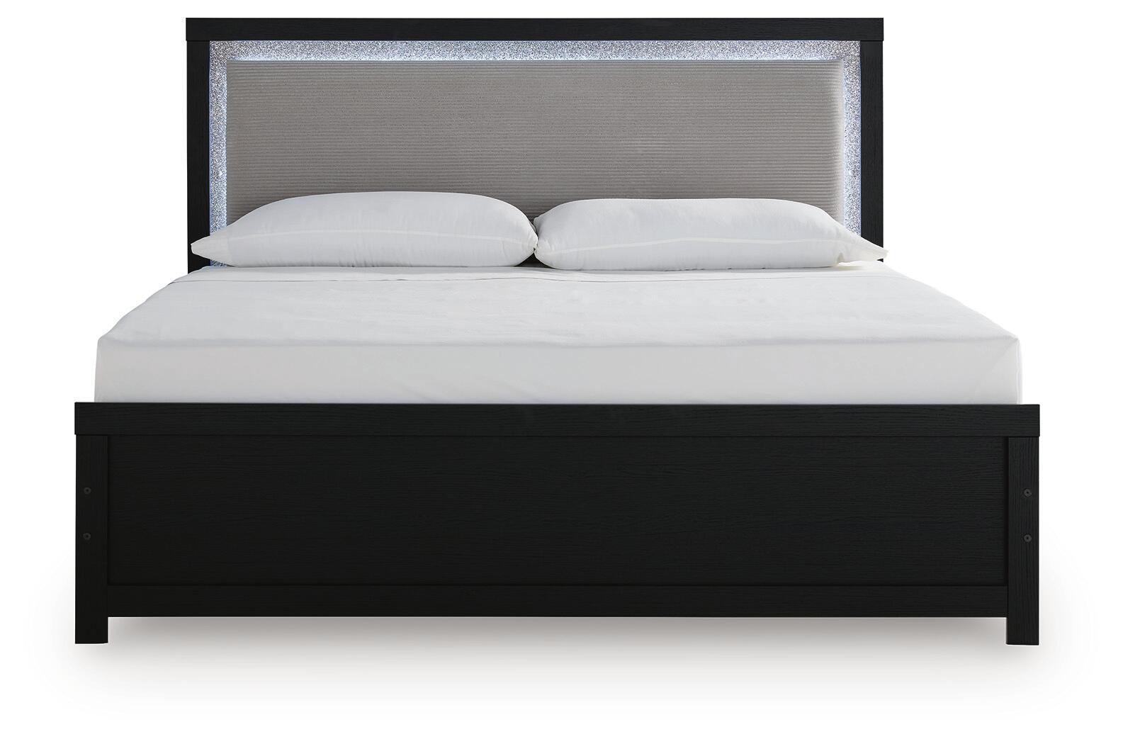 Maeling - Upholstered Panel Bed