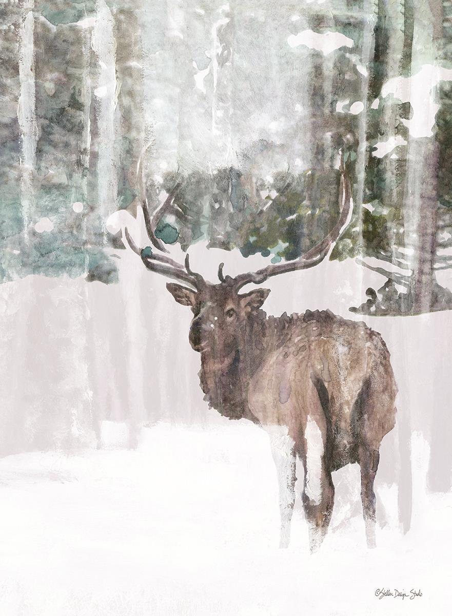 Small - Grand Elk II By Stellar Design Studio - Silver