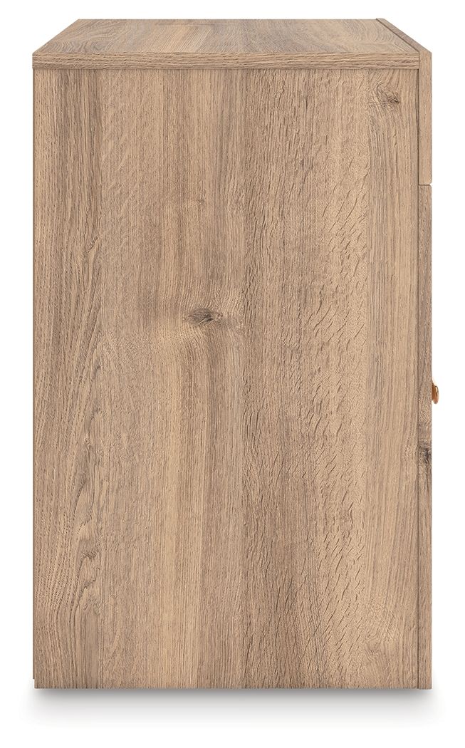 Kinlanni - One Drawer Night Stand - Tan