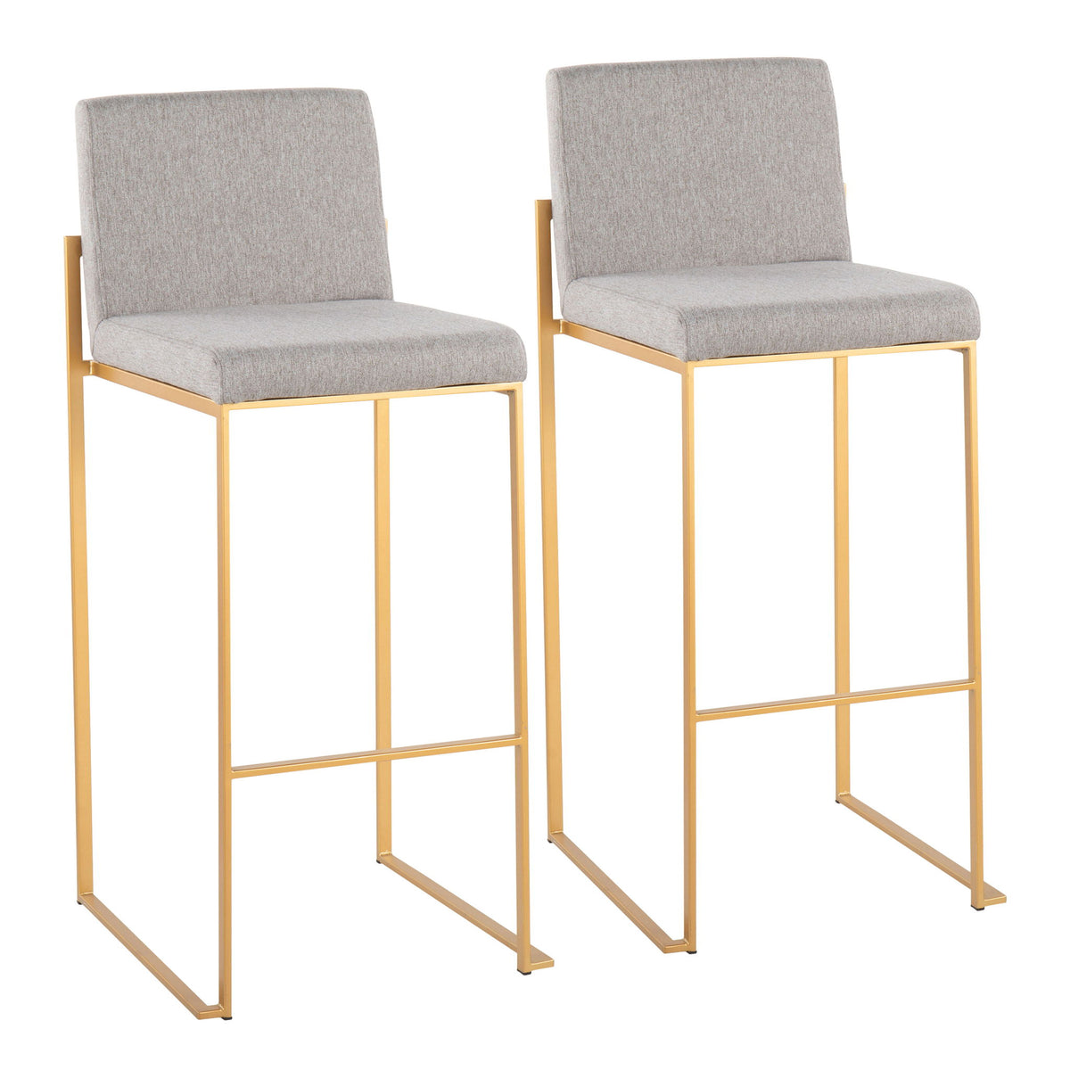 Fuji - Contemporary Design High Back Barstool