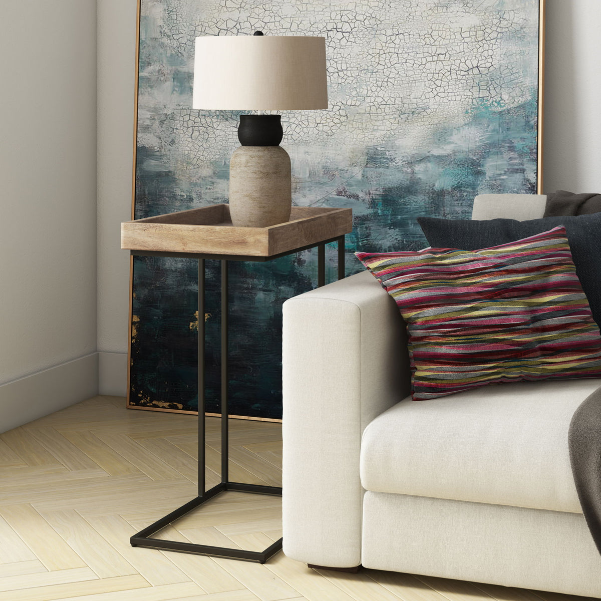Gallagher - Handcrafted C Side Table