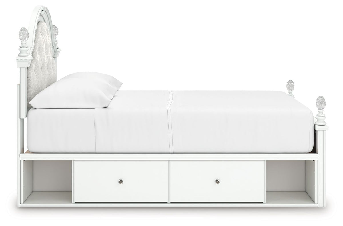 Kozlani - Upholstered Panel Storage Bed