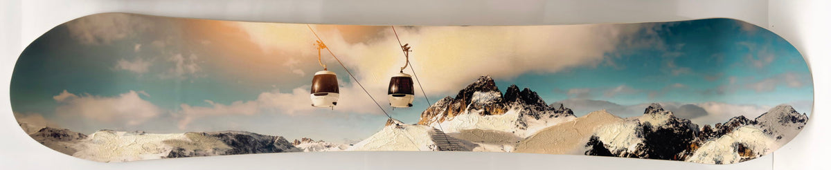 Snowboard - Ski Lift - Blue