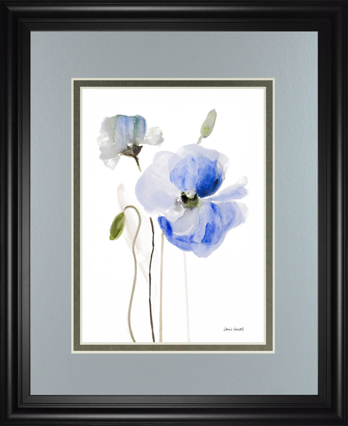 All Poppies I By Lanie Loreth - Framed Print Wall Art - Gray