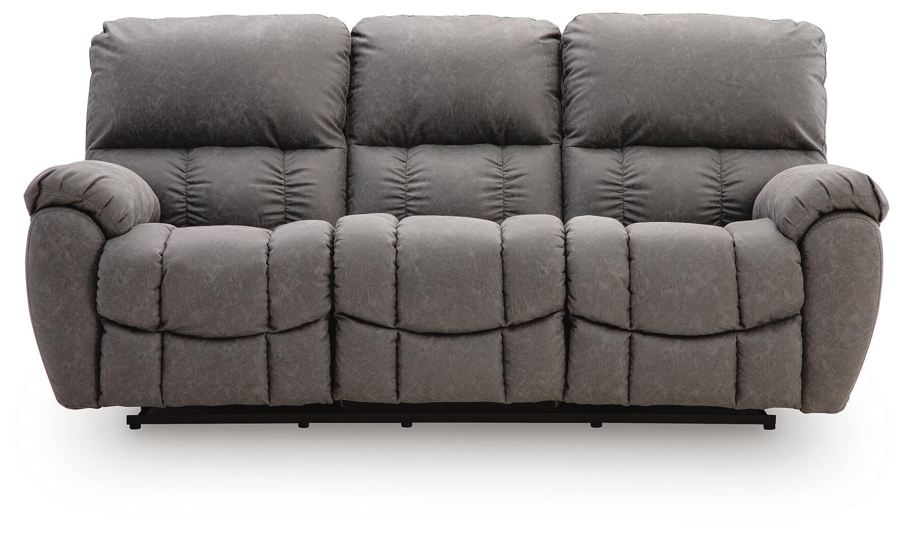 Bakerstein - Power Reclining Sofa With Adjustable Headrest - Galaxy