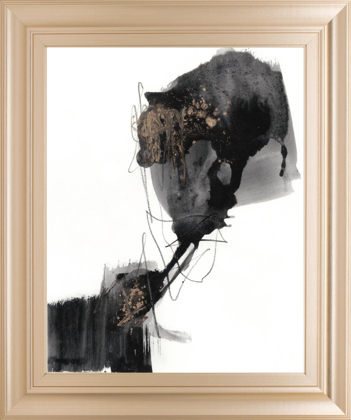22x26 Ebony Step I By Jennifer Goldberger - Beige