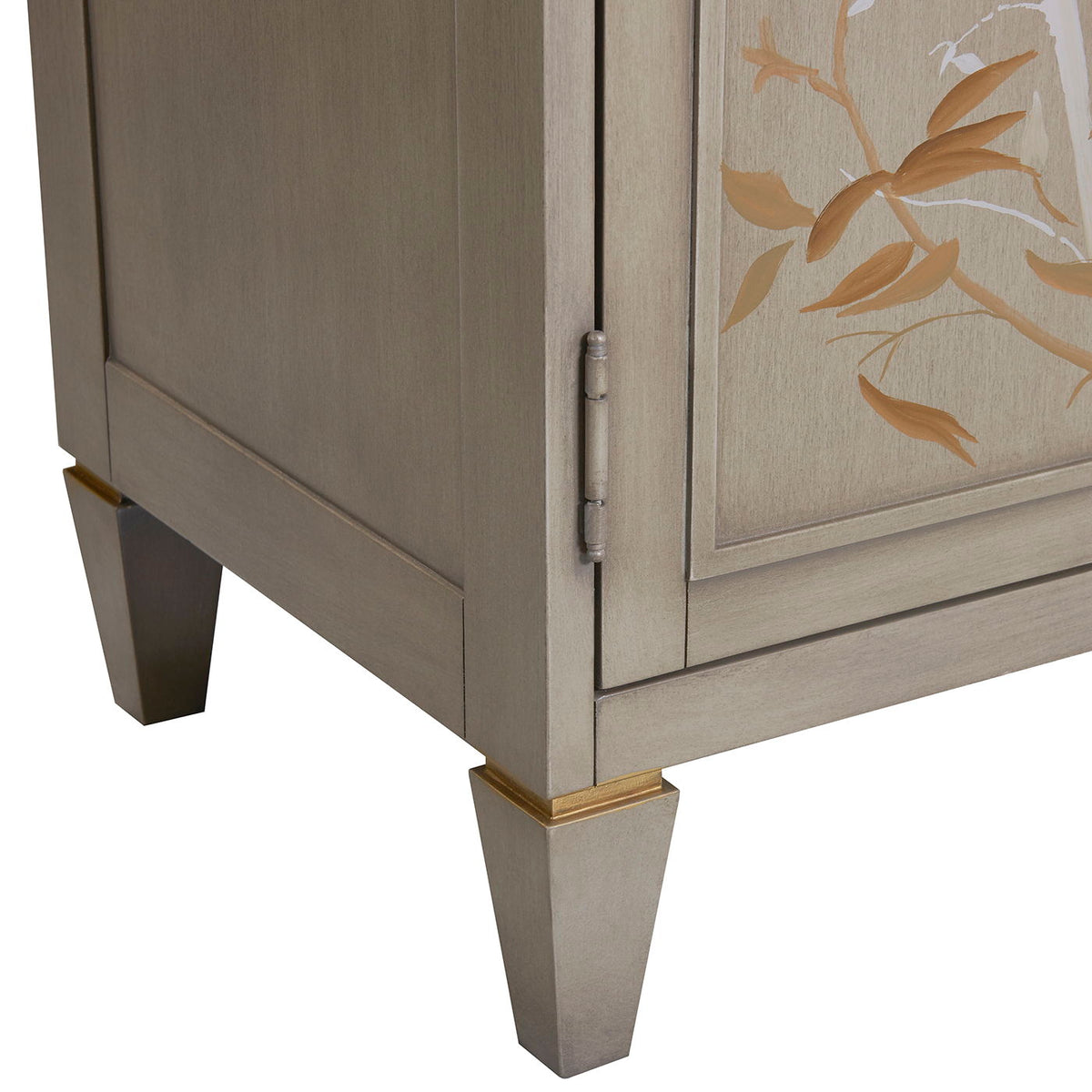 Dauphin - Handpainted Entryway Storage Cabinet - Gray