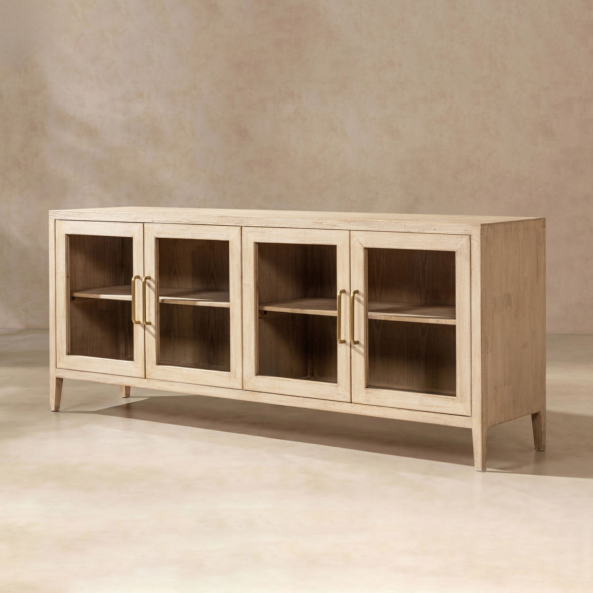 Marlowe - Glass Door Sideboard - White