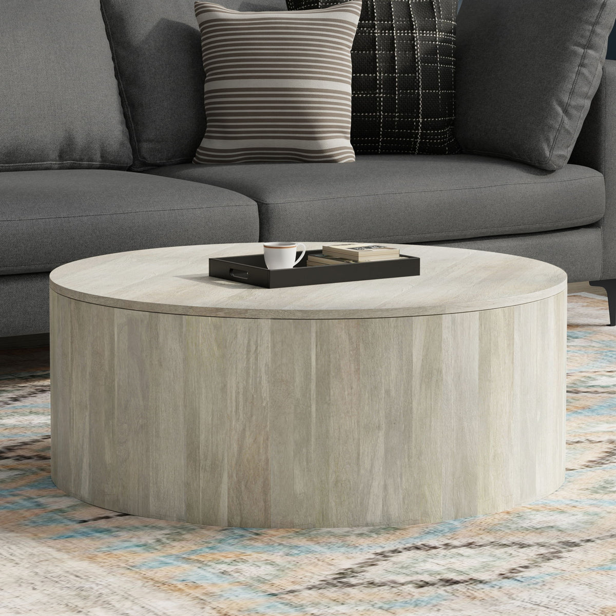 Millbury - Drum Coffee Table