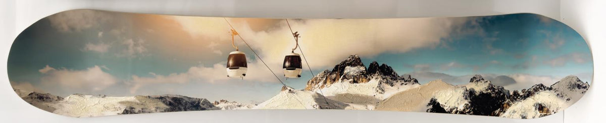 Snowboard - Ski Lift - Blue