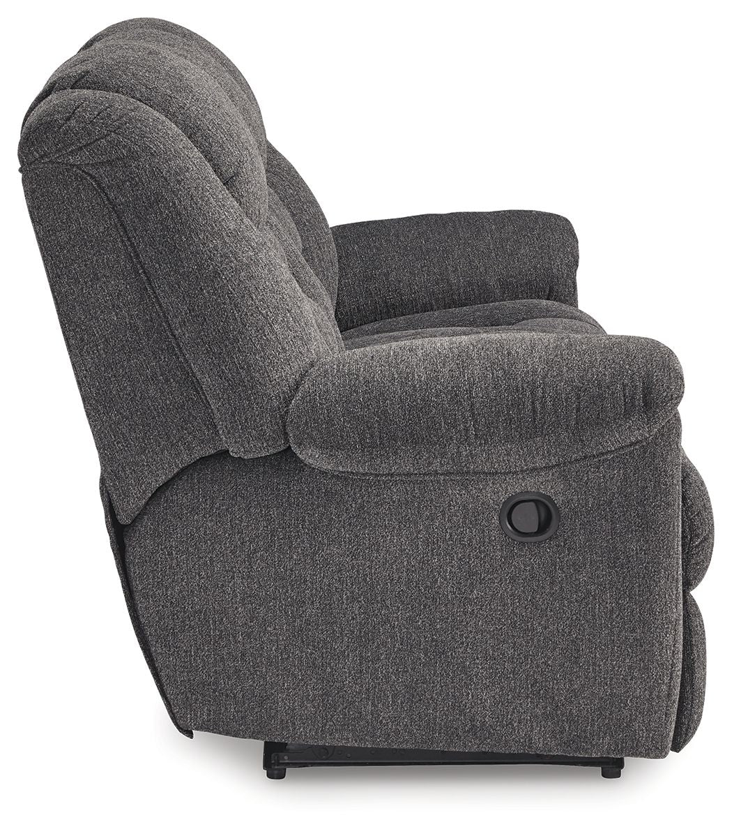 Foreside - Reclining Sofa - Charcoal