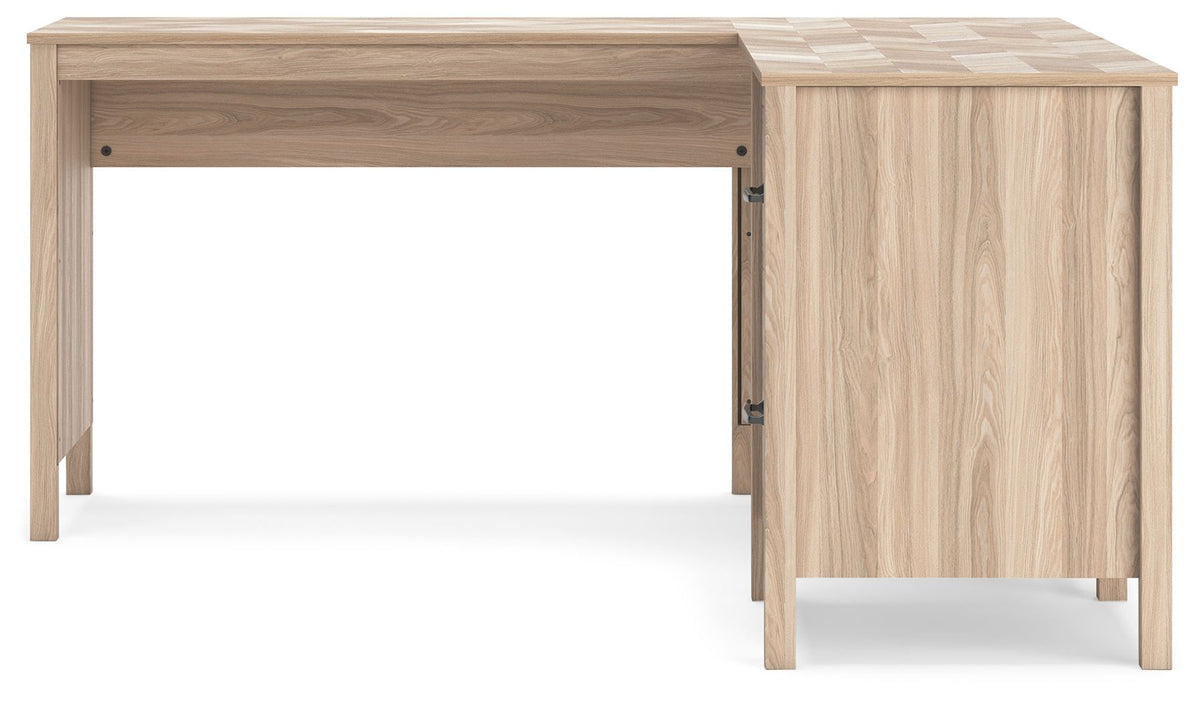 Battelle - 60" Home Office Desk With Return - Tan