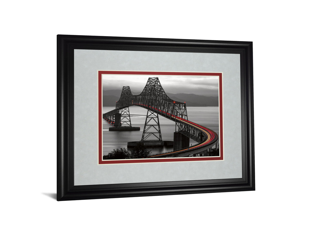 Boomerang By Aaron Reed - Framed Print Wall Art - Dark Gray