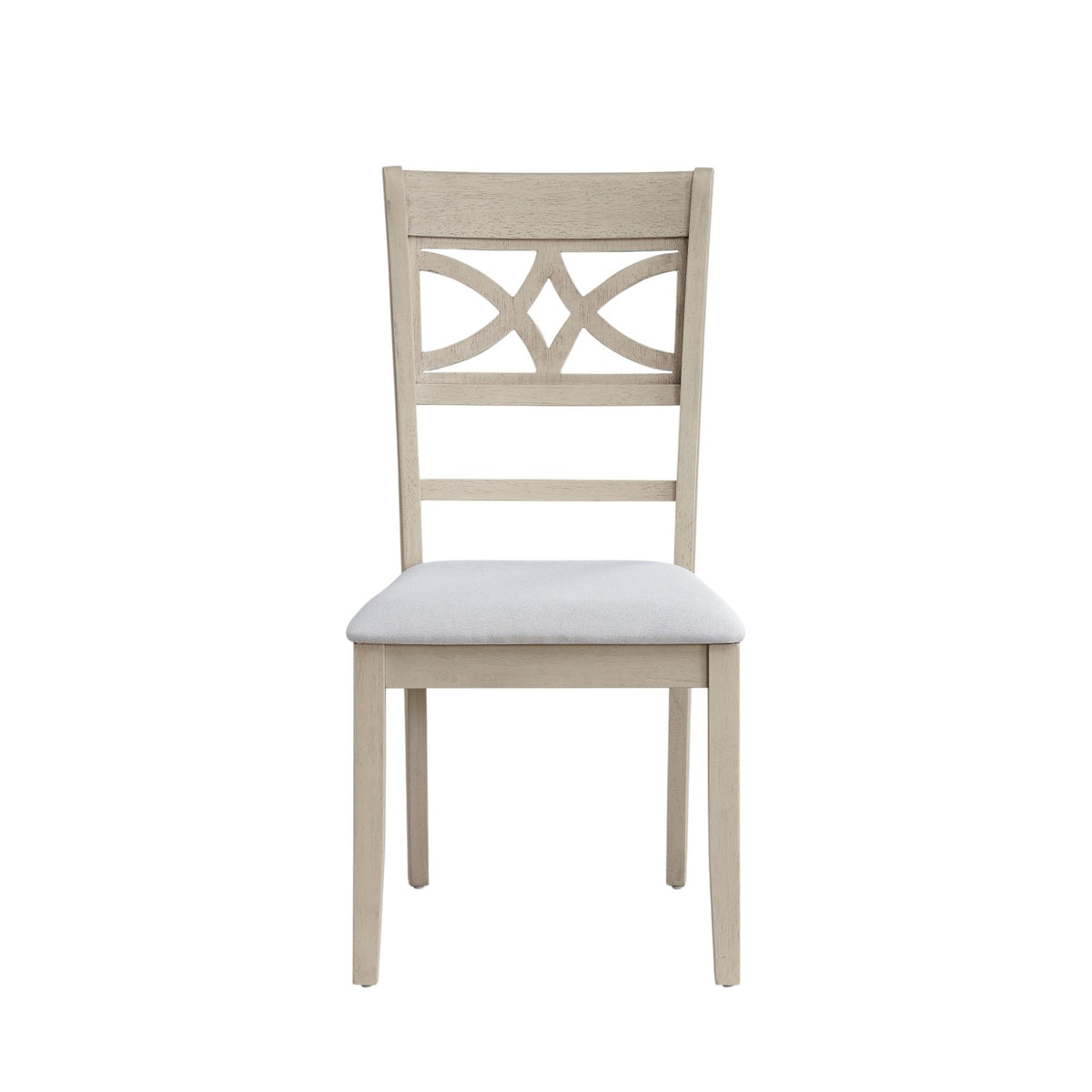 Ferris - 7 Piece Dining Set With Cross Back Chairs And Rectangular Table - Antique White