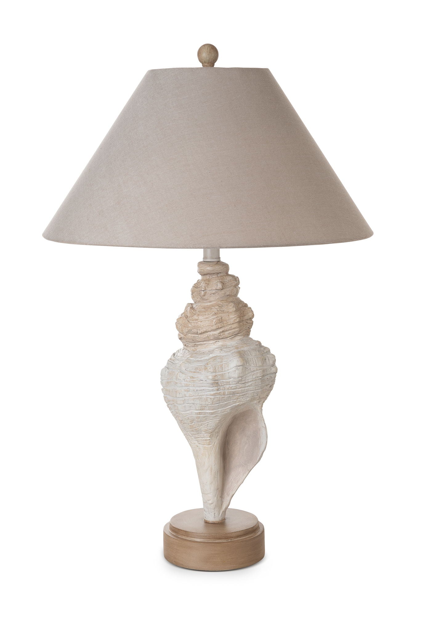 Conch - Seashell Coastal Table Lamp (Set of 2) - Natural