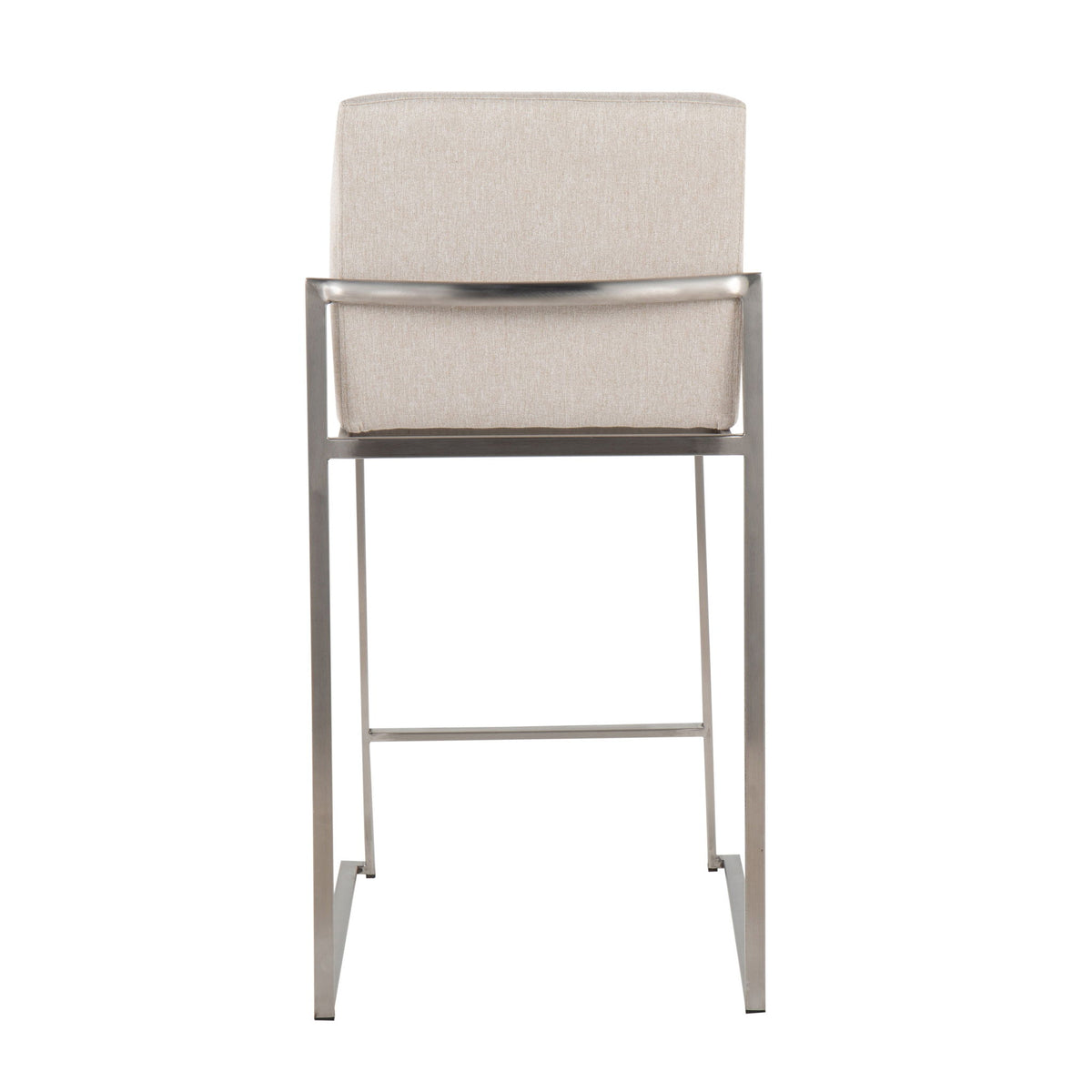 Fuji - Contemporary High Back Counter Stool, Functional Design