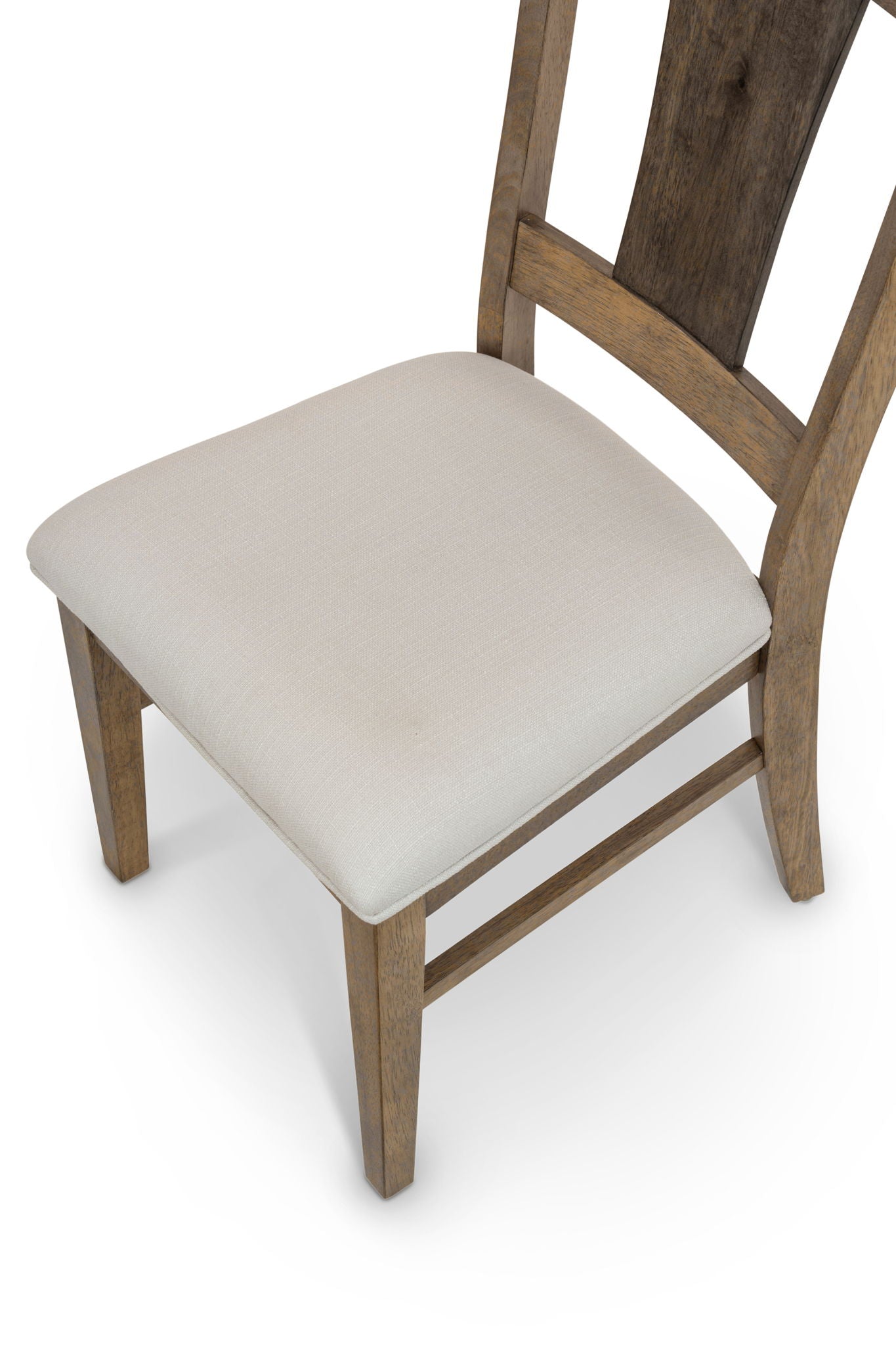 Sun Haven - Upholstered Side Chair (Set of 2) - Natural Oak / Walnut / Cream