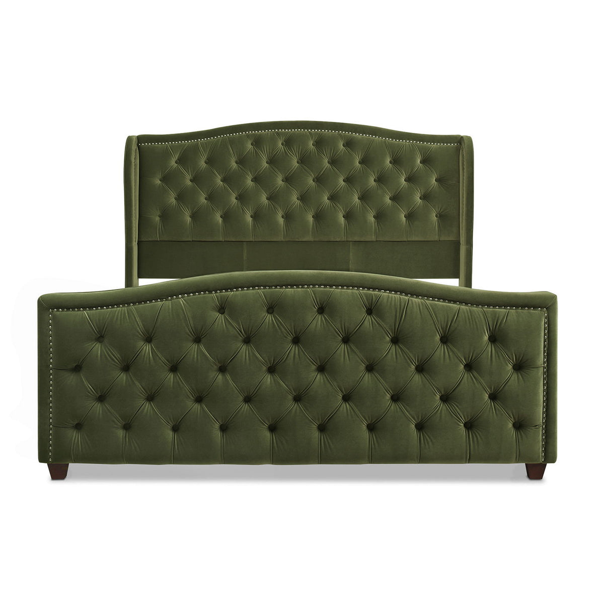 Marcella - Upholstered Shelter Headboard Bed
