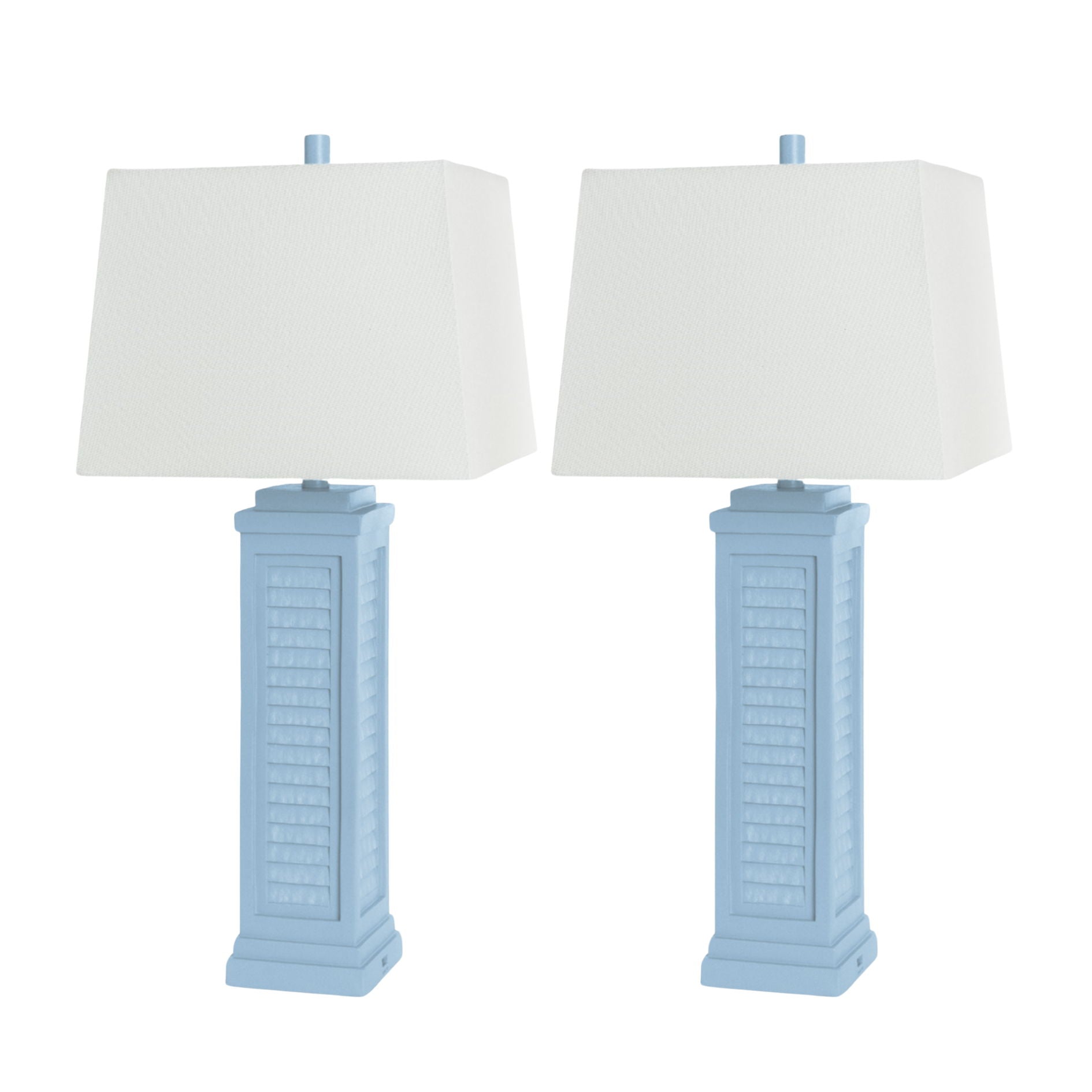 Shutter - Table Lamp With USB (Set of 2)