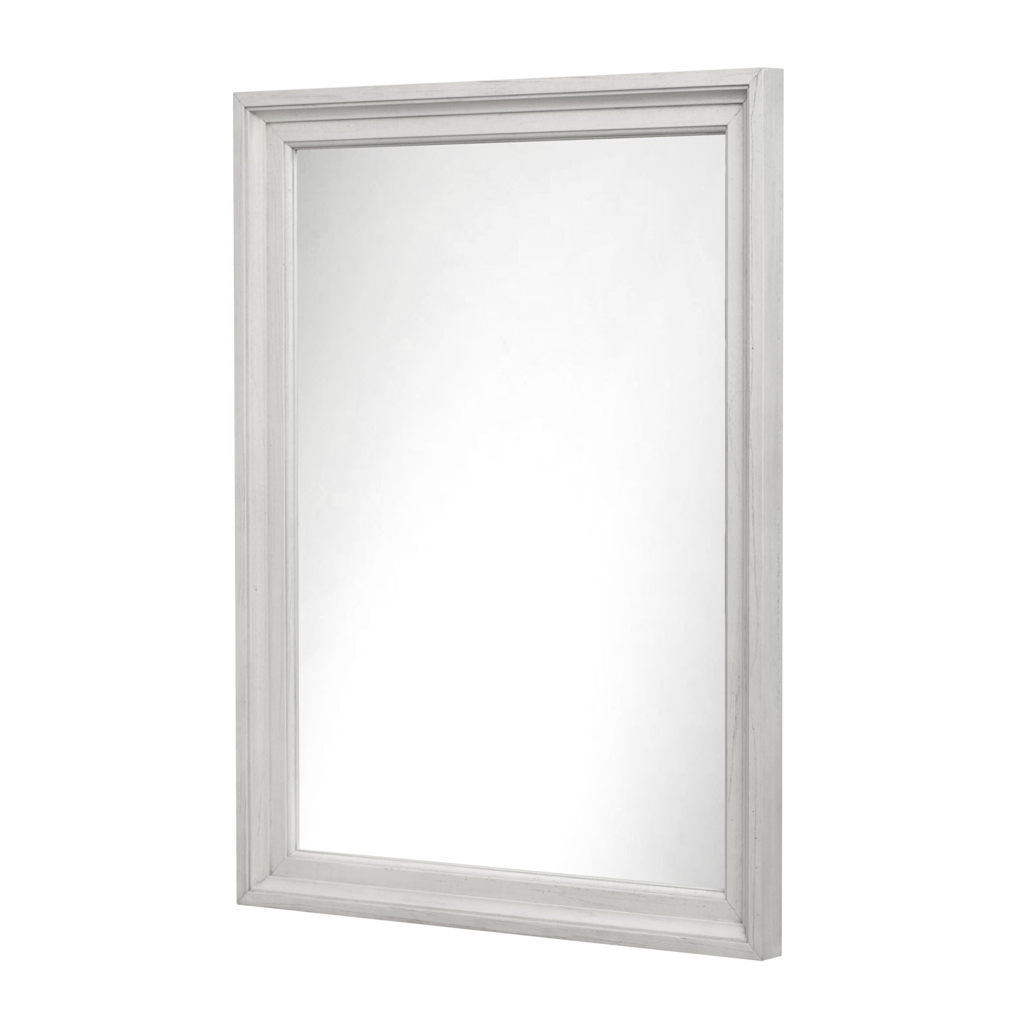 Surfside - Rectangular Dresser Mirror - Weathered White