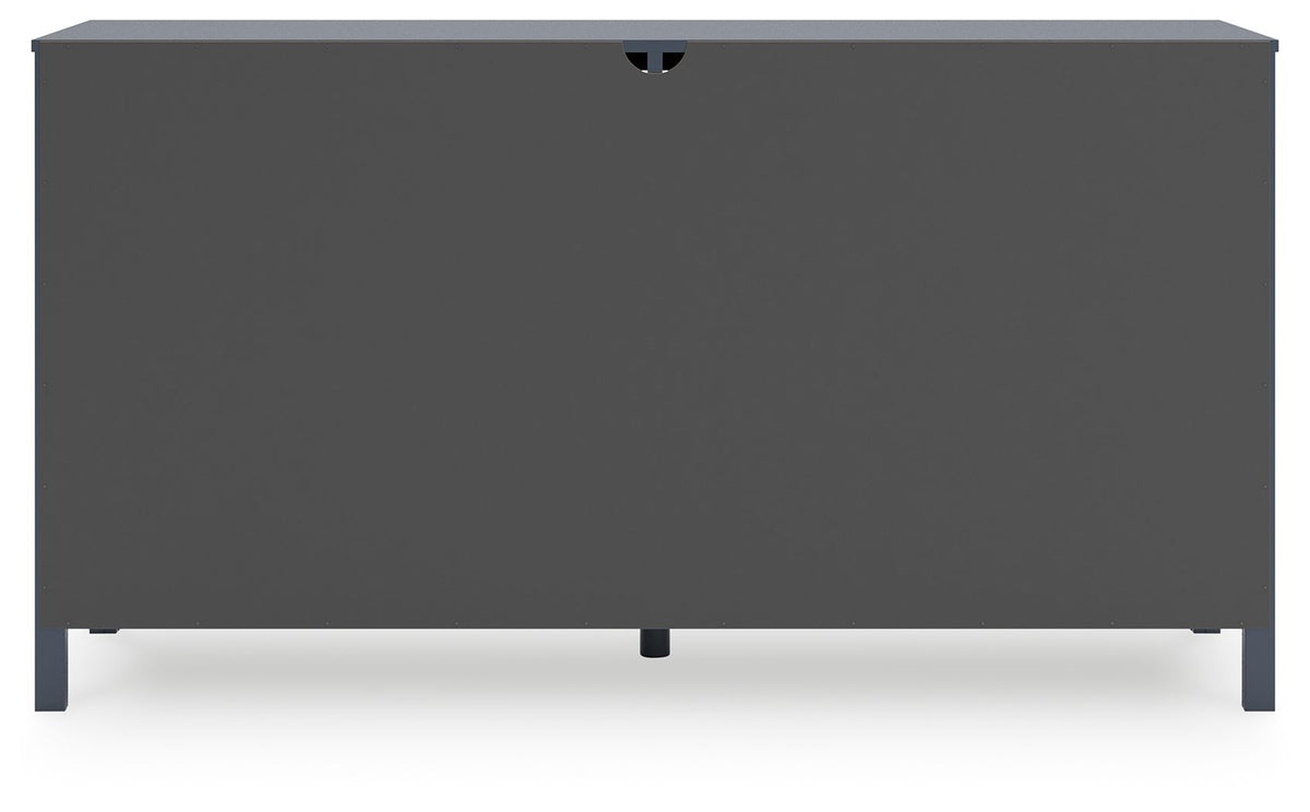 Simmenfort - Six Drawer Dresser - Navy Blue