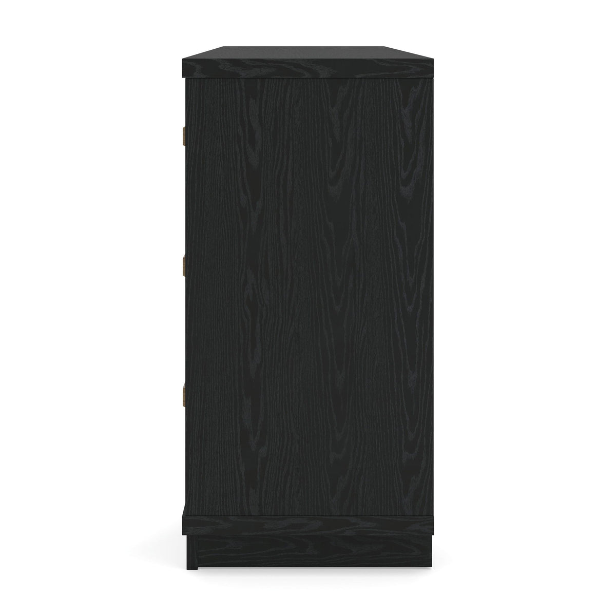 Kozmour - Six Drawer Dresser - Black / Brown
