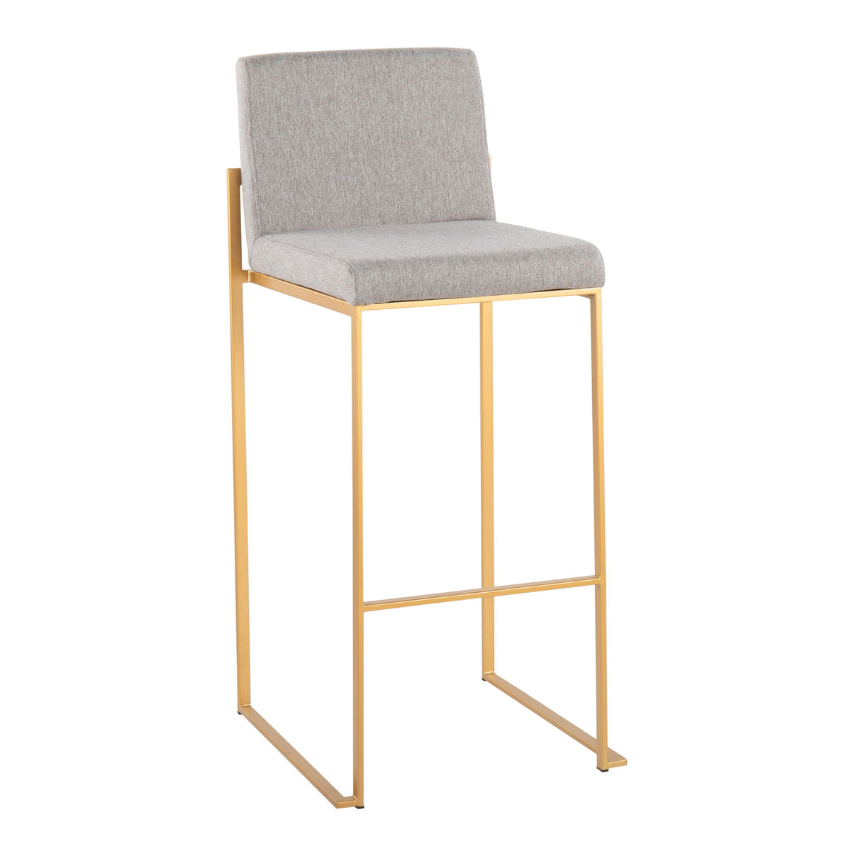 Fuji - Contemporary Design High Back Barstool