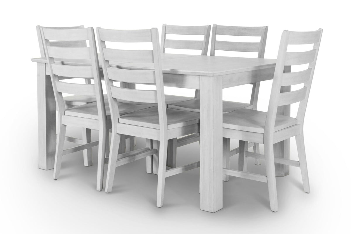 Geneva - Side Chair (Set of 2) - Distressed White