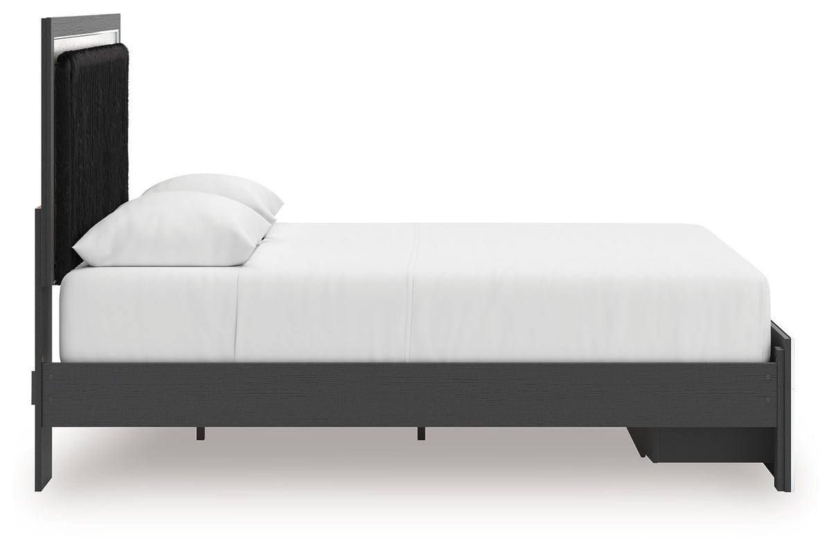 Zuraleus - Upholstered Panel Platform Storage Bed