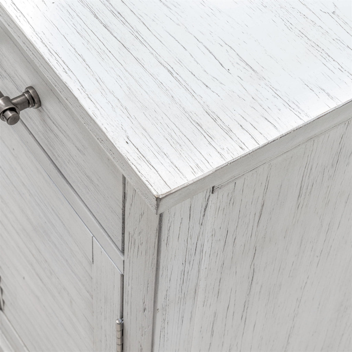 Surfside - 6 Drawer / 2 Door Dresser - Weathered White