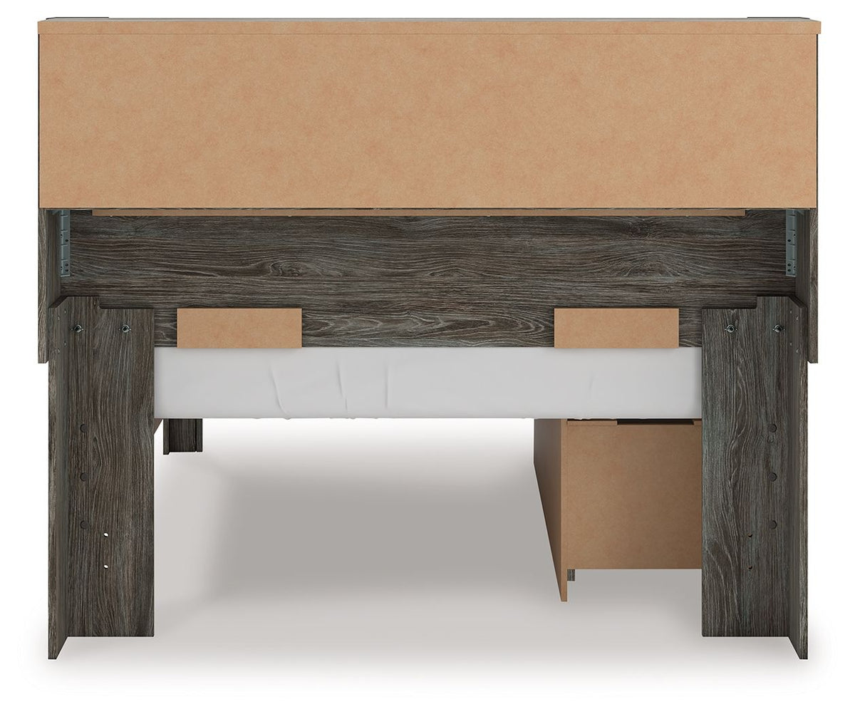 Frandern - Bookcase Panel Bedroom Set With Storage