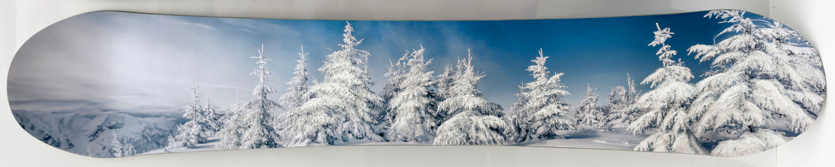 Snowboard - Snow Trees - Blue