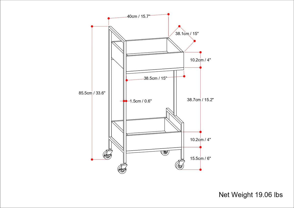 Hobbs - Bar Cart - Natural