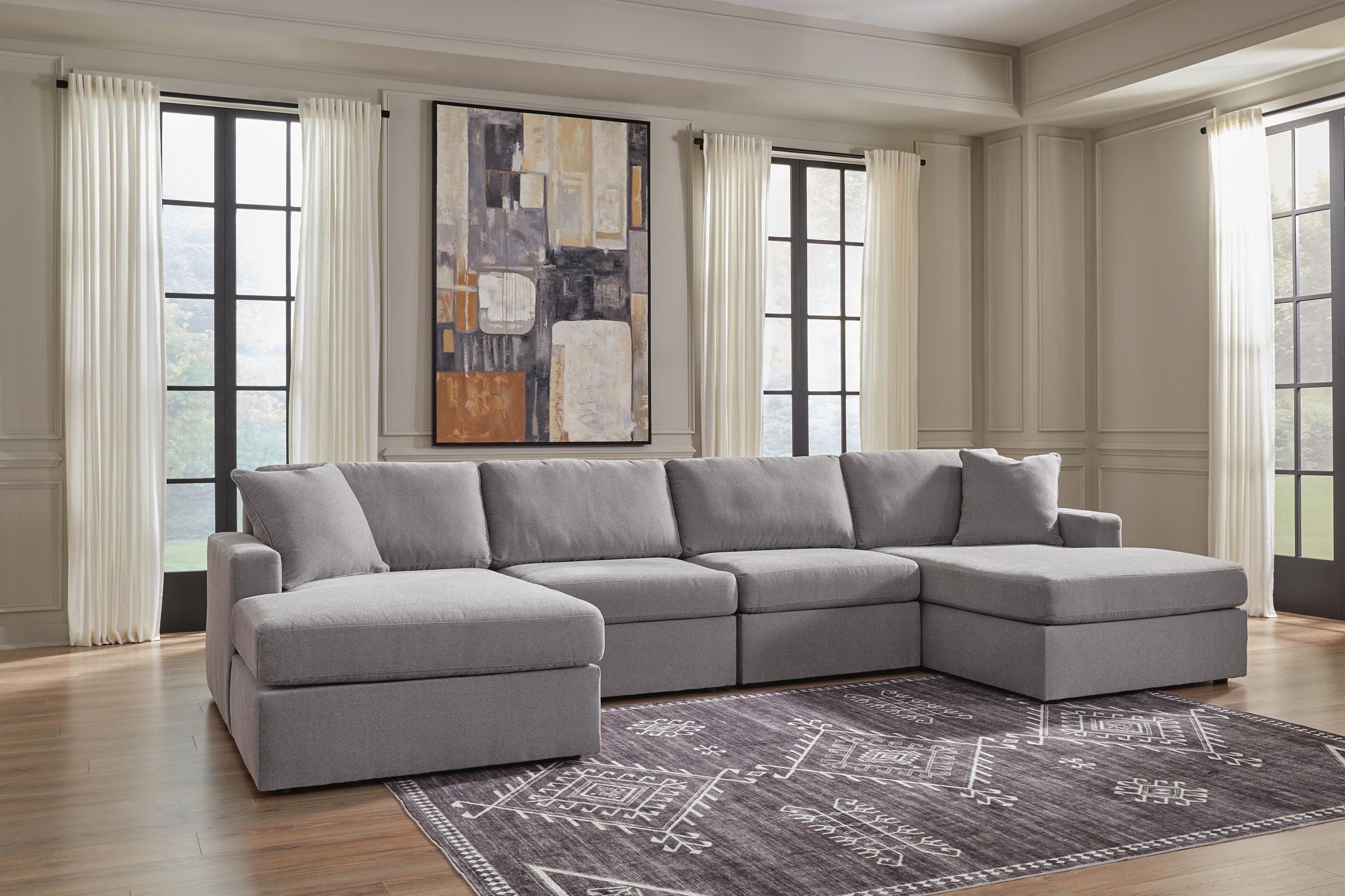 Modmax - U-Shaped Sectional - Granite