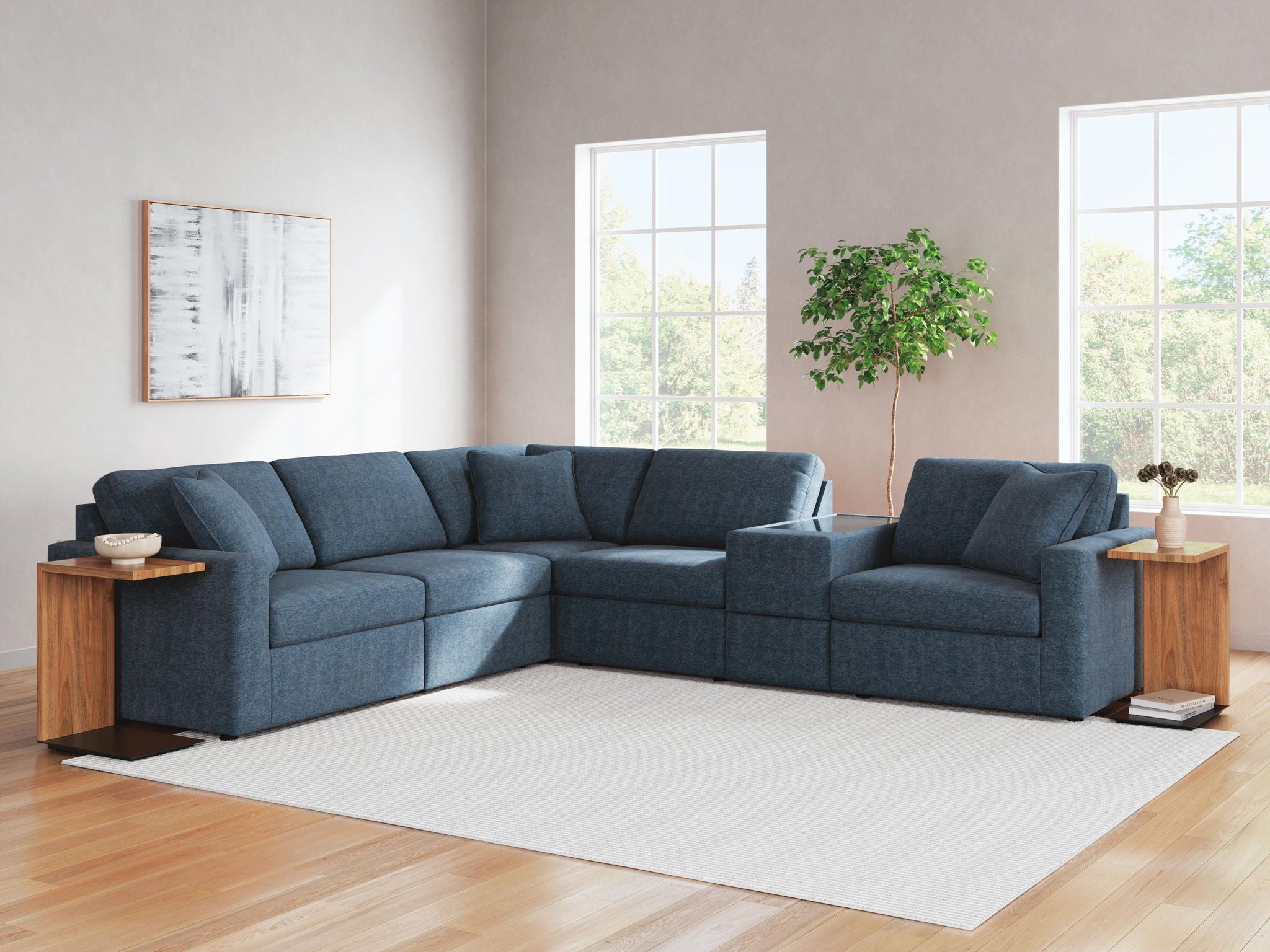 Modmax - L-Shaped Sectional - Ink