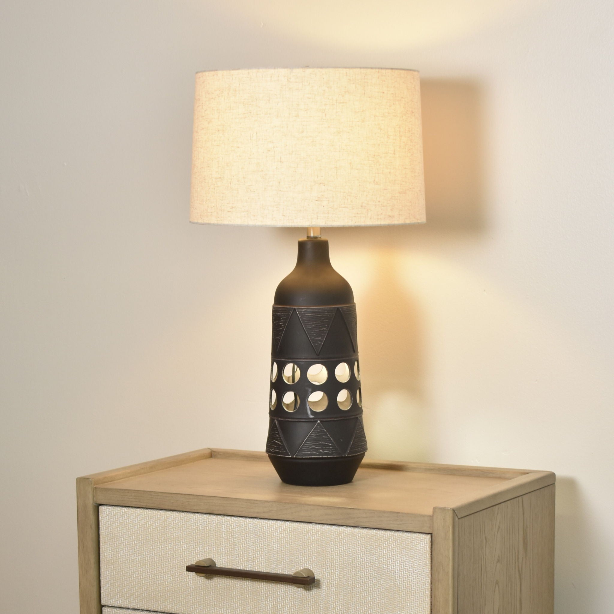 Glow - Ceramic Table Lamp With Night Light (Set of 2)