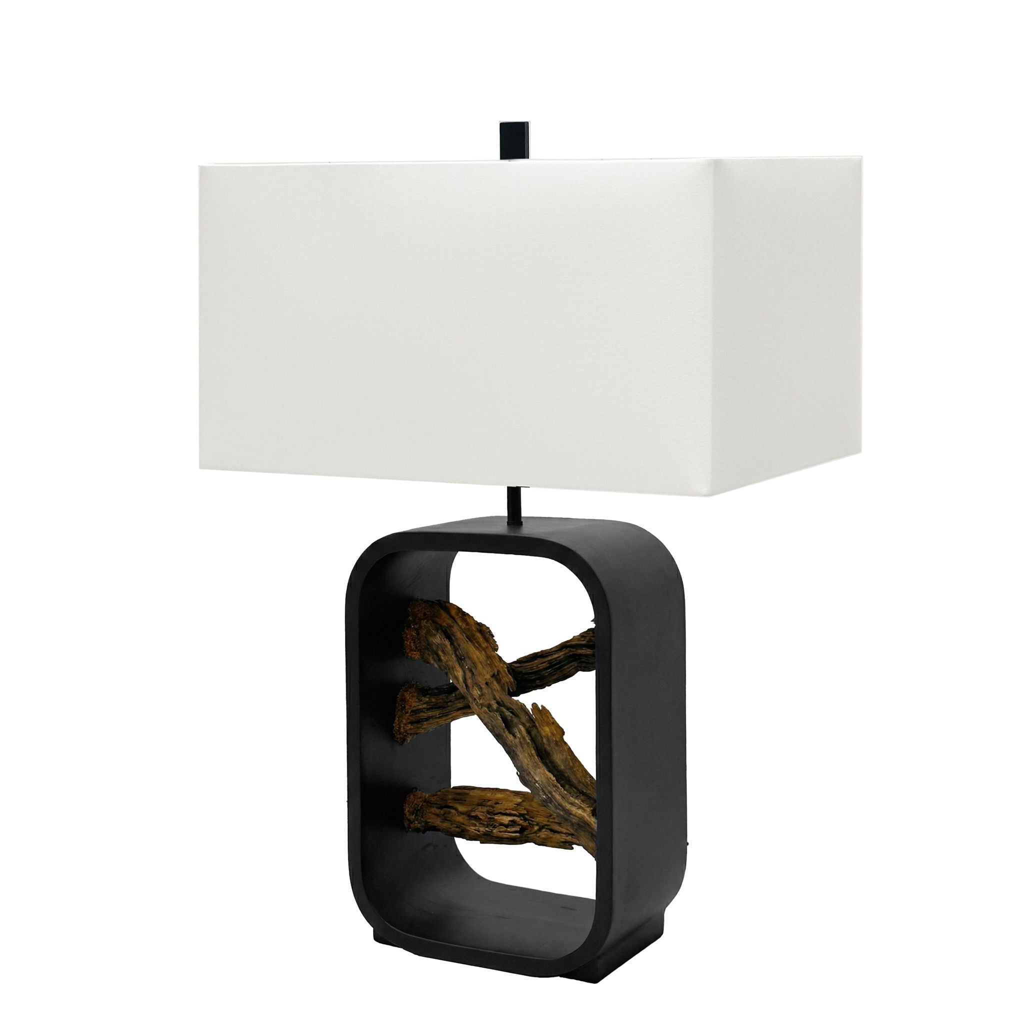 Drift - Table Lamp (Set of 2) - Driftwood / Black